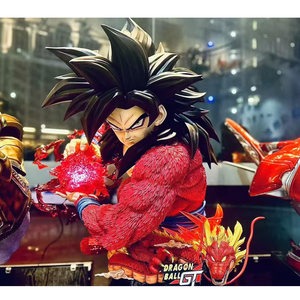 Busto de Goku SSJ4 de Alta Calidad, Escala 1/1, con Luz LED, Estatua de Resina GK para Decoración de Salas de Juego, Cuartos de Hombre, Exposiciones y Tiendas - Product Image 1