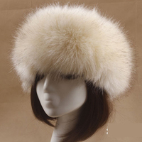 Bandeau en fausse fourrure de renard pour femmes, chapeau de Ski, couvre-oreilles tendance, nouvelle collection hiver