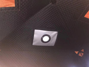 Cube en tissu Oxford imperméable Double <span class=keywords><strong>abri</strong></span> de pêche sur glace Pop-Up portable étanche pour 8 personnes avec 2 portes - Product Image 5