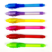 Stylo LED UV multifonction personnalisé de haute qualité Stylos LED magiques pour l'écriture invisible