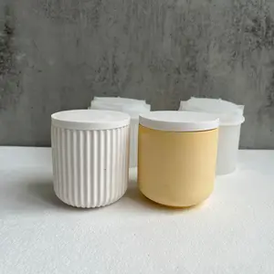 핫 잘 팔리는 에폭시 Round Sealed Storage Jar 실리콘 금형 Storage 와 A Lid 식품 실리콘 금형