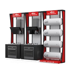 Heavy Duty Metal Appliance Display Floor <b>Stands</b> And Racks for Air Conditioner Kitchen Hood Dishwasher Showroom Retail Store - Product Image 6