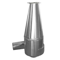 Dépoussiéreurs cyclone personnalisés La Chine fournit un séparateur cyclone cylindrique industriel pour la production de plastique ou de métal