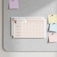 Planificateur hebdomadaire Calendrier Septembre 2027 Notes sur carton Menu Tâches Événements Impression numérique Papier d'art