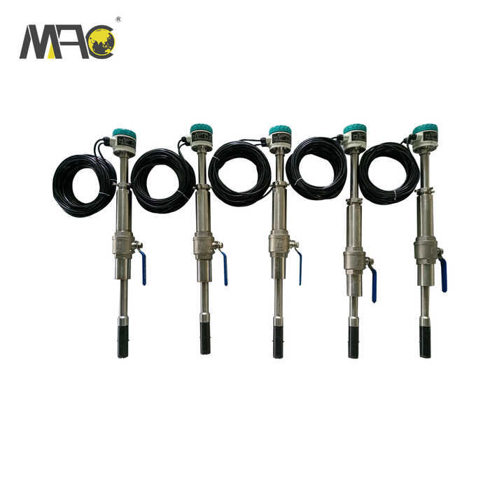 Macsensor EMF Insertion Type Electronet Electromagnetic Flow Meter Magnetic Flowmeter