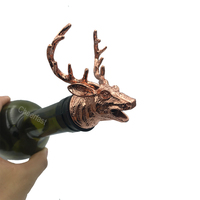 Vente directe usine : Bec verseur tête de cerf, Bec verseur d'huile tête de cerf, Bec verseur de vin, Bec verseur de vin en forme d'animal et Bouchon de vin en forme d'animal