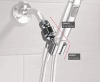 Pommeau de Douche Filtrant Haute Qualité avec Jet Ventilateur, Tuyau et Support Haute Pression, Économie d'Eau, Plusieurs Couleurs Disponibles