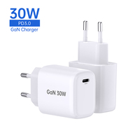 Pabrik Harga Grosir Murah Charger Portabel Mobile PD Fast Gan 30W Adaptor Tipe C untuk iphone 17 ipad Charger Usb c Tipe c