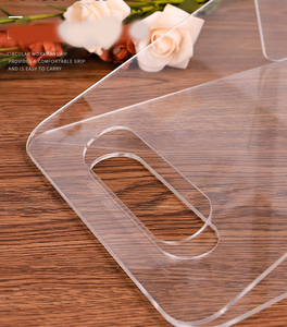 <span class=keywords><strong>Acrylic</strong></span> tam giác cầm tay Hộp Hoa Hộp quà tặng trong suốt ngày Valentine món quà sinh nhật Hoa đồng hành Hộp quà tặng - Product Image 2