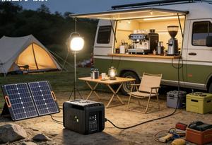 สถานีไฟฟ้าพกพา SUPER 1000W/2000W เครื่องกำเนิดไฟฟ้าพลังงานแสงอาทิตย์แบบแมนนวล สำหรับการตั้งแคมป์กลางแจ้ง รถบ้าน บ้านพักอาศัย กรณีฉุกเฉิน และการใช้งานแบบออฟกริด - Product Image 3