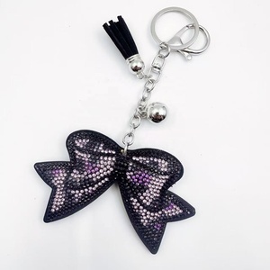 Llavero de Corazón con Borla de Cristal Coreano y Diamantes de Imitación, Colgante Brillante para Bolso, Anillo con Forma de Corazón - Product Image 6
