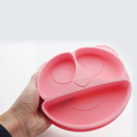 Plaque de séparation en silicone sans BPA pour nourrir les enfants de bébé avec séparateurs pour organiser la nourriture