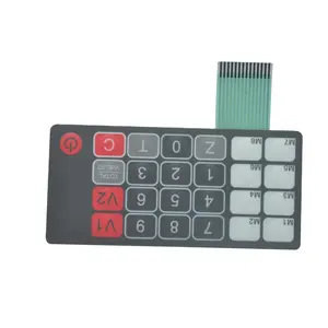 4*6 Keys Poly Dome Button Membrane Switch Keypad Keyboard For Treadmill Machine