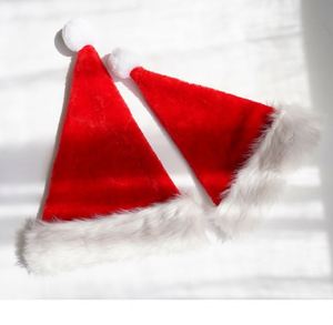New Year's Party Decoration Children's Adult's Hexagonal Christmas <b>Hat</b> Short Long Plush Non-Woven Fabric for Holiday - Product Image 2