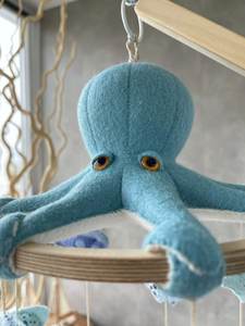 Móviles <span class=keywords><strong>de</strong></span> Fieltro <span class=keywords><strong>para</strong></span> Bebé con Diseño Boho Safari Náutico Oceánico <span class=keywords><strong>de</strong></span> <span class=keywords><strong>Pulpo</strong></span> y Peces Colgantes, Móvil <span class=keywords><strong>para</strong></span> Cuna, Decoración <span class=keywords><strong>para</strong></span> Cuarto <span class=keywords><strong>de</strong></span> Bebé - Product Image 5