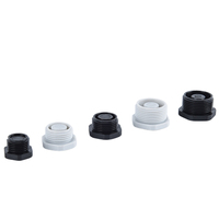 JIAF Bouchon hexagonal en nylon noir étanche NPT 1 1/2'' filetage M16*1.5 anti-poussière pour automobile