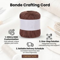 Soft Breathable Fancy Natural Cotton Raffia Yarn for Crocheting Knitting Handmade Bags