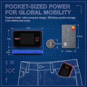 Router WiFi6 4G LTE MT60 Cat7 de Doble Banda 2.4G 5.8G 300Mbps 4000mAh Esim Firewall Portátil Android 8.0 SIM - Product Image 2