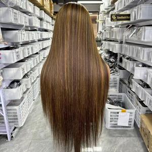 วิกผมหน้าผากลูกไม้ HD 13x6 สีไฮไลท์ 613 ผมตรงสีบ<span class=keywords><strong>ลอน</strong></span><span class=keywords><strong>ด์</strong></span> ขนาด 36 40 นิ้ว - Product Image 2