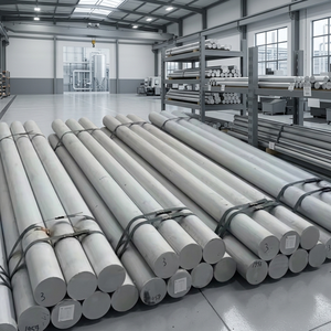 Barre ronde en aluminium homogénéisé en alliage 6063, diamètre de 3 à 8 pouces, norme ASTM pour utilisation en extrusion industrielle - Product Image 1