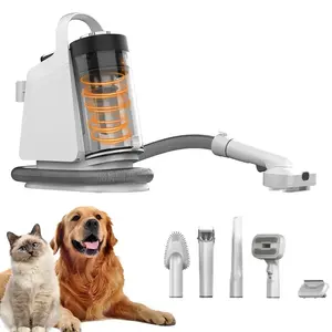 2024 Pet Grooming Supplier Kit 5-in-1 Vacuum Clippers Grooming Kit Pet Grooming Vacuum Cleaner hair vacuum groomer Low Noise