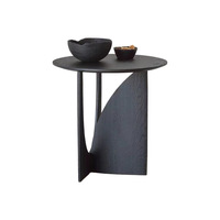 Table basse moderne en bois massif de style simple, salon, balcon, canapé, table d'appoint en bois, table basse d'angle