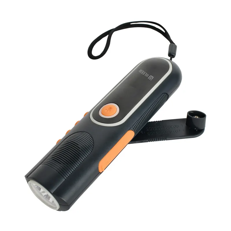 Hand-Crank Portable Radio Multi-Function SOS Frequency Emergency Charging Flashlight Radio Promotional Gift