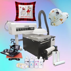 Machine d'impression DTF pour T-shirts avec logo Goodlook, compatible I3200 I1600 XP600, format A3 30cm, film PET, impression offset, et fonction de secouage de poudre - Product Image 6