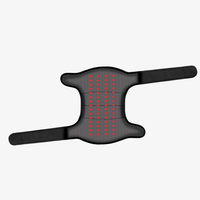 Enveloppe chauffante professionnelle à lumière rouge pour le genou, soulagement de l'arthrose, double longueur d'onde 660nm 850nm, équipement de physiothérapie à domicile