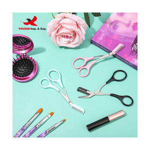 Tijeras para Cejas de Acero Inoxidable FENGFLY con Peine, Recortadora de Vello, Afeitadora, Depiladora, Descuento Mixto de Alta Calidad - Product Image 5