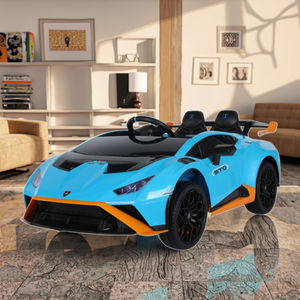 Superbe Voiture Électrique <span class=keywords><strong>Lamborghini</strong></span> Sous Licence pour Enfants, Voiture À Conduire pour Bébés, Cadeau Deux Places pour Âges 2-4 Ans avec Alimentation par Batterie - Product Image 1
