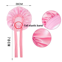 Bonnet de nuit en soie de mûrier, satin de filament de luxe, lourd, à surface lisse et intégrité de la fibre