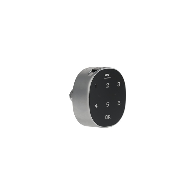 High Quality Zinc Alloy Smart Touch Pad Lock, Black Electronic Smart Digital Lock