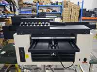 Imprimante UV 5060 6090, imprimante à jet d'encre automatique, imprimante à plat universelle, facile à utiliser, pour carreaux, verre, bouteilles, imprimante UV populaire pour bouteilles