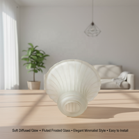 Abat-jour en forme de trompette soufflé à la main, style méditerranéen, pour la décoration intérieure de salle de bain, inspiré des régions côtières chinoises, vente chaude en usine