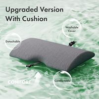 Repose-pieds en bambou sous le bureau avec coussin 3-en-1, repose-pieds ergonomique réversible en bois pour le travail au bureau