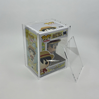 Boîte de présentation magnétique transparente en acrylique Funko Pop de 4 pouces, boîte empilable rigide pour figurines en vinyle de collection