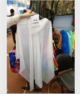 Wholesale Customize Transparent Portable Biodegradable Disposable <strong>Raincoat</strong> PLA Rain Cape Waterproof Rain Coat Poncho with Logo - Product Image 4