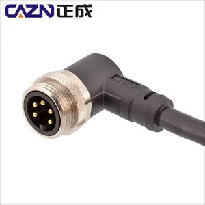 7/8 enchufe de aviación impermeable IP67 sensor codificador NMEA2000 820/870 serie ángulo recto PVC PUR 7/8 conector de cable de alimentación