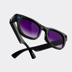 G600 Smart Glasses 8MP Dual Camera 32GB Voice Control Real Time Translation Black - Product Image 1