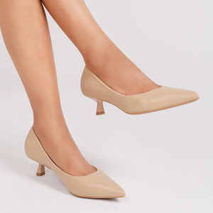 1702-6 tacchi alti professionali da donna in 2025, nuova etichetta per abiti formali con tacco sottile a punta e scarpe da lavoro per assistenti di volo - Product Image 6