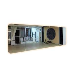 Оптовая продажа от производителя: Большое зеркало для танцевальных студий и фитнес-залов с LED-подсветкой, высокой четкостью изображения, для йоги, настенное крепление - Product Image 6