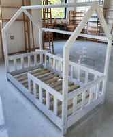 Lit mezzanine moderne de luxe pour enfants avec tiroir en MDF pour chambre à coucher, salon, villa - pour usage scolaire, hôtelier ou hospitalier