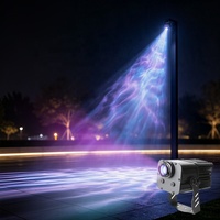 Luz de arandela IP66wall Logotipo personalizado Gobo Efecto de agua dinámico para Parque de Atracciones Luz de proyección de piso LED de alta definición