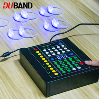 Bracelet lumineux à LED avec télécommande RF pour concerts, spectacles lumineux, événements synchronisés, bande en silicone multicolores