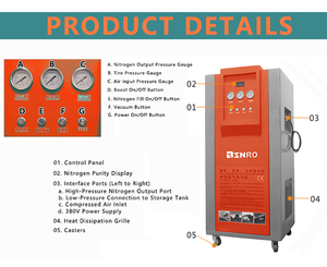 Jidbao BN-DCDQ001 Full-automatic Large Car Nitrogen <b>Machine</b> Automatic <b>Tire</b> Inflation System Generation Device - Product Image 3