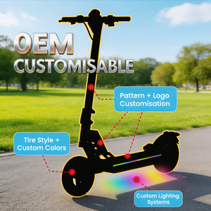 <span class=keywords><strong>Trottinette</strong></span> électrique pliable haute performance avec frein à disque hydraulique, outil de déplacement portable pour le transfert en métro, cadre en alliage d'aluminium - Product Image 5