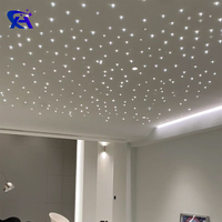 Plafonnier LED à fibres optiques de qualité commerciale, ciel étoilé personnalisé, en fibre de polyester PMMA, pour intérieur, club, cinéma, avec télécommande