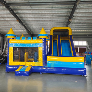 Château Gonflable Commercial <span class=keywords><strong>pour</strong></span> la <span class=keywords><strong>Location</strong></span>, Combo Château Gonflable et Toboggan <span class=keywords><strong>pour</strong></span> Enfants, Idéal <span class=keywords><strong>pour</strong></span> Fêtes et Événements - Product Image 4