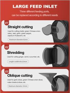 เครื่องตัดผักเชิงพาณิชย์ขนาดเล็กสำหรับสลัดผักมันฝรั่งขิงแครอท - Product Image 5